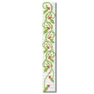 decorative holiday bracelet beading pattern