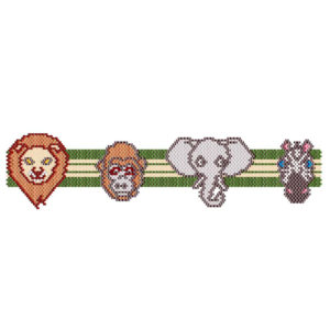 safari animal bracelet beading pattern