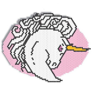 unicorn amulet beading pattern