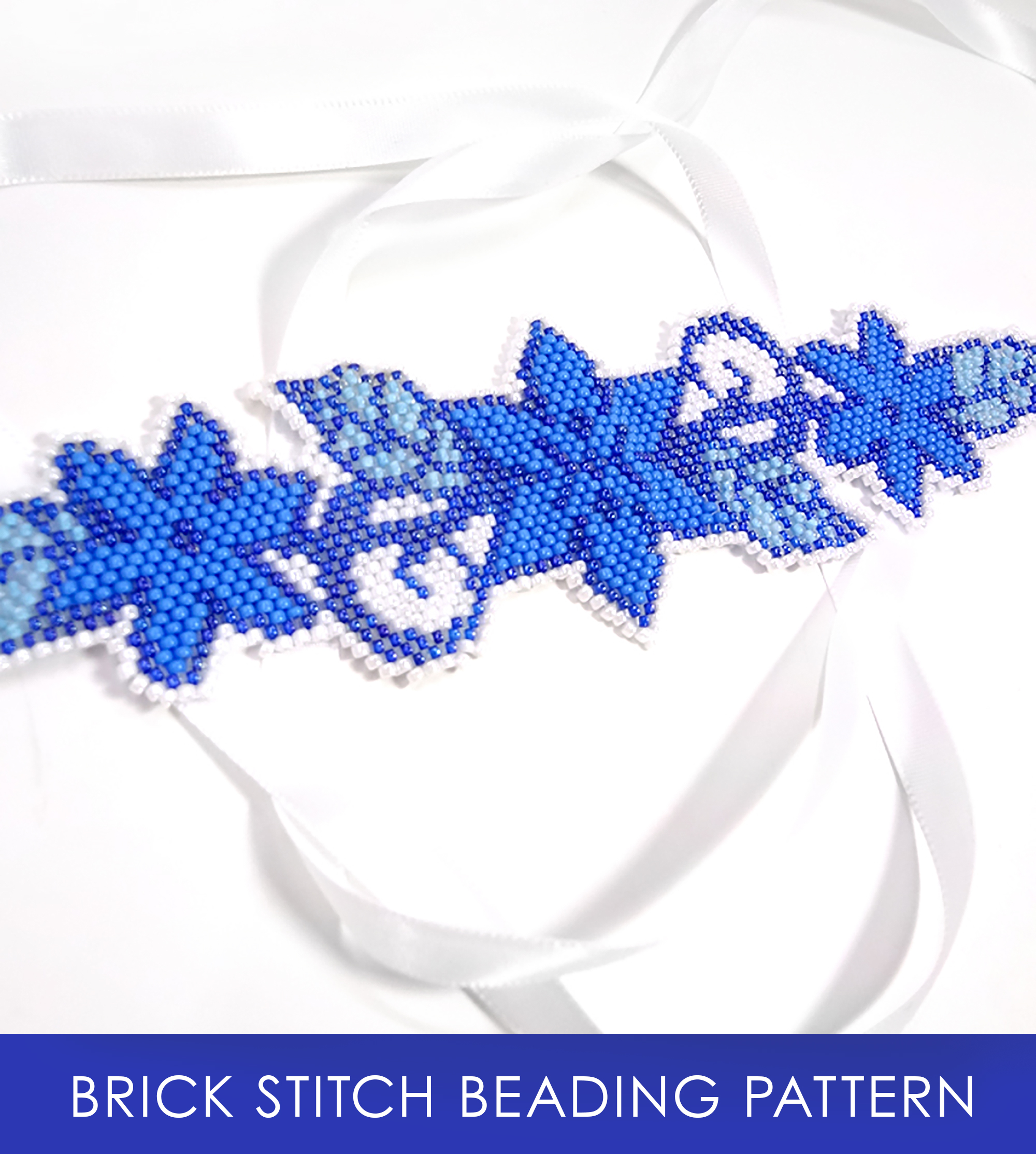 Brick Stitch and Peyote Stitch Pattern Instant download Brick or Peyote Stitch Christmas Ornament Pattern Beading pattern PDF Pattern