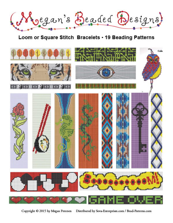 loom bracelet beading pattern bundled discount collection