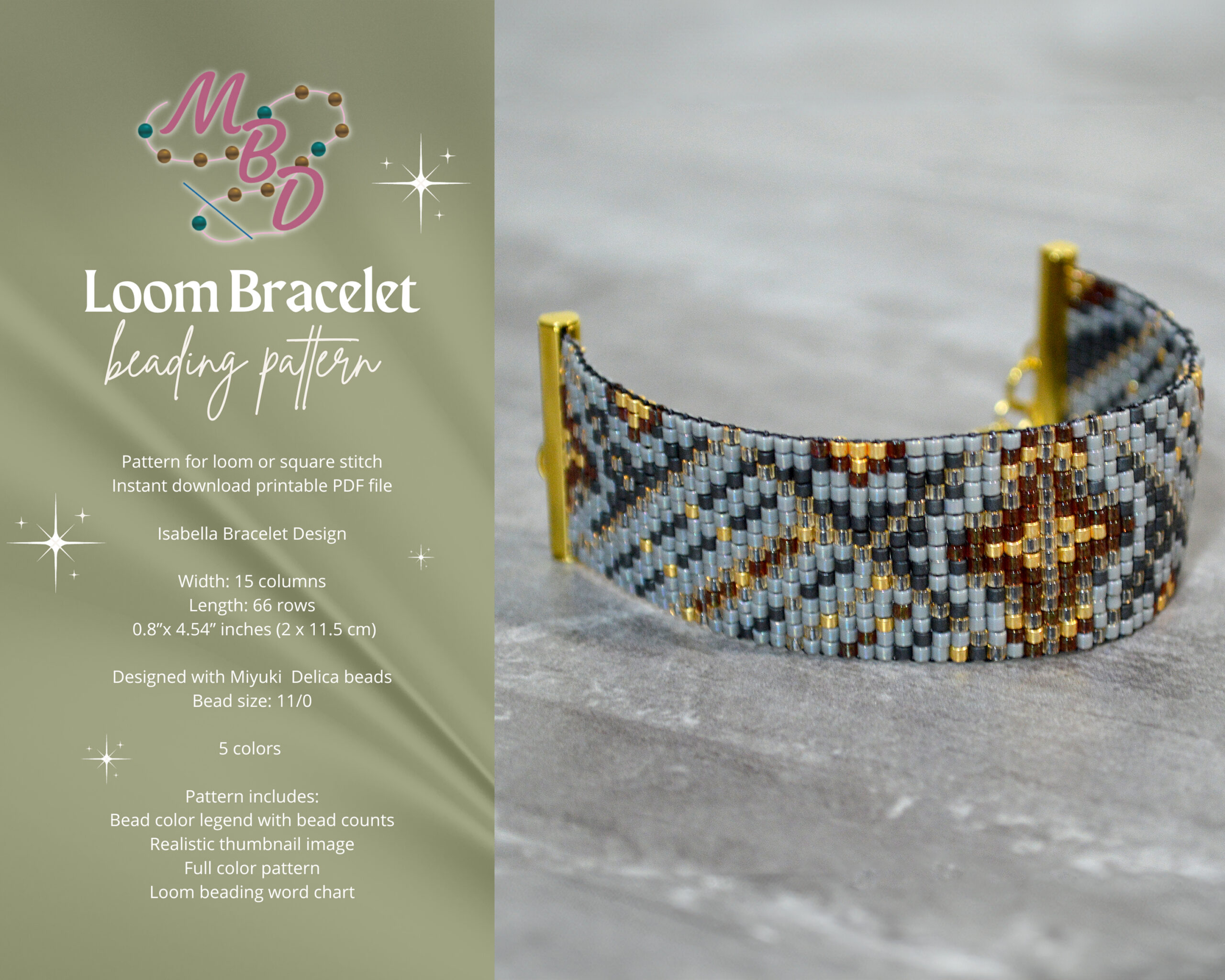 Bead loom bracelet – Genie's Wishes